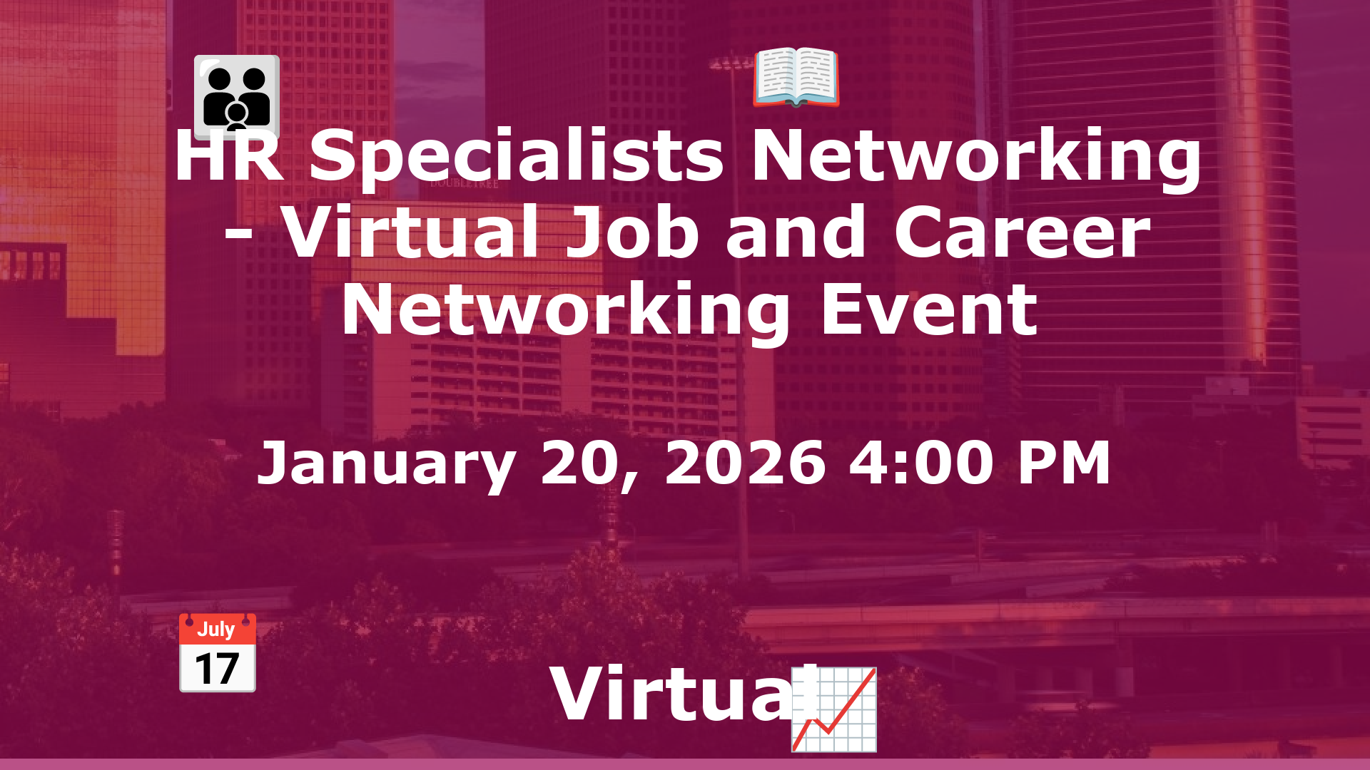 HR Specialists Networking - Virtual Job and Career Networking Event event image